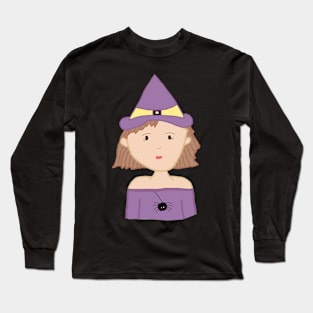 The Cute Witch Long Sleeve T-Shirt